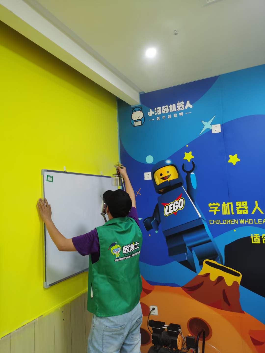 闻喜500平小河码机器人除甲醛